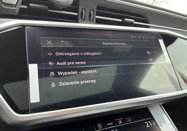 Audi A7 cena 299900 przebieg: 6500, rok produkcji 2022 z Warszawa małe 529